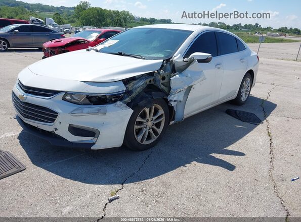 1G1ZE5ST7GF304696 2016 CHEVROLET MALIBU Белый Передняя левая четверть