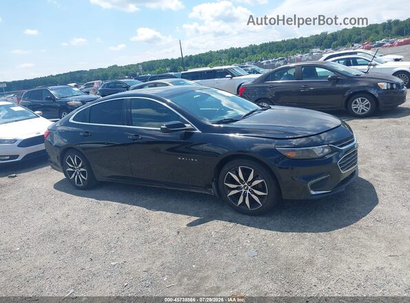 1G1ZE5ST7GF337603 2016 CHEVROLET MALIBU Black Rear interior view