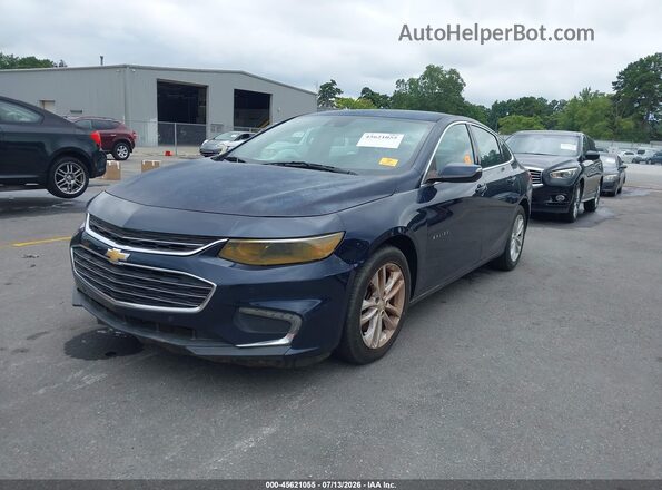 1G1ZE5ST7HF133563 2017 CHEVROLET MALIBU Blue Передня ліва чверть
