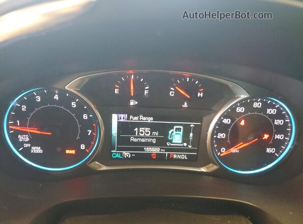 1G1ZE5ST7HF193892 2017 CHEVROLET MALIBU Black Вид щитка приладів