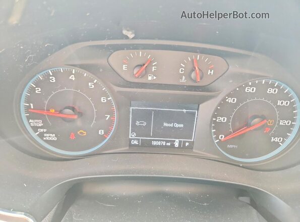 1G1ZE5ST8HF140148 2017 CHEVROLET MALIBU Black Widok zestawu wskaźników