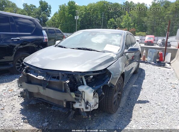 1G1ZE5ST8HF146774 2017 CHEVROLET MALIBU Gray Առջևի ձախ երեք քառորդ տեսարան