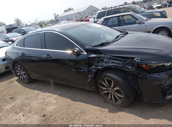 1G1ZE5ST8HF164997 2017 CHEVROLET MALIBU Black Vista interior trasera