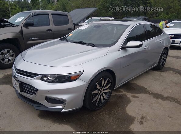1G1ZE5ST8HF211381 2017 CHEVROLET MALIBU Silver Front left