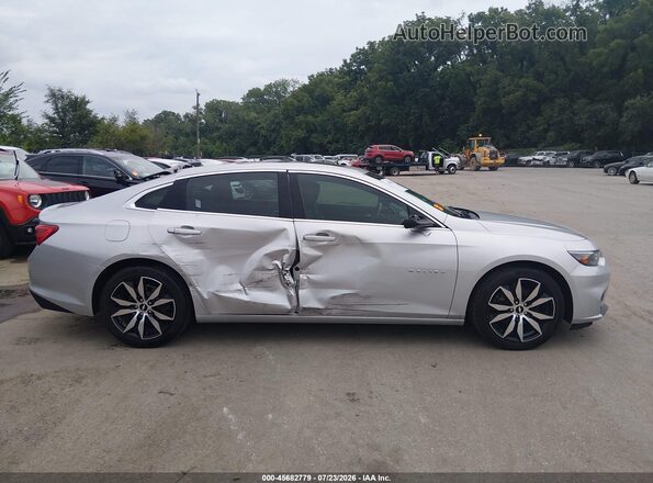 1G1ZE5ST8HF211381 2017 CHEVROLET MALIBU Silver Rear interior view