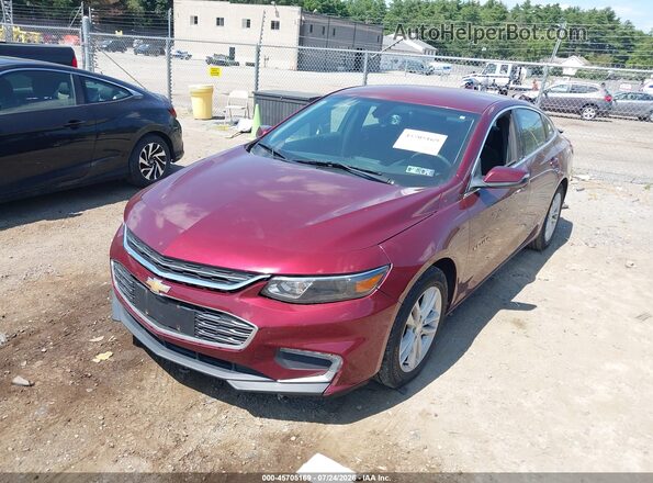 1G1ZE5ST9GF229564 2016 CHEVROLET MALIBU Maroon Առջևի ձախ երեք քառորդ տեսարան