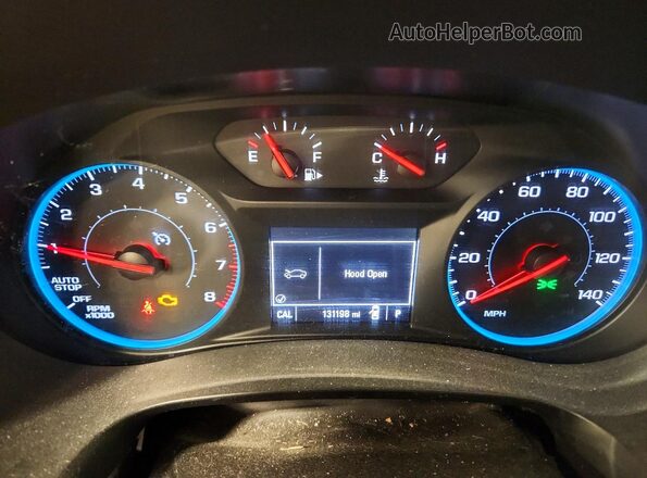 1G1ZE5ST9GF290199 2016 CHEVROLET MALIBU Burgundy Սարքավորումների վահանակի տեսք