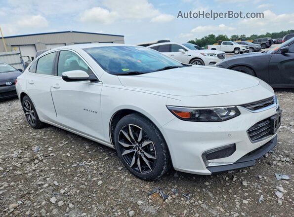 1G1ZE5ST9HF275669 2017 CHEVROLET MALIBU Белый Передняя правая четверть