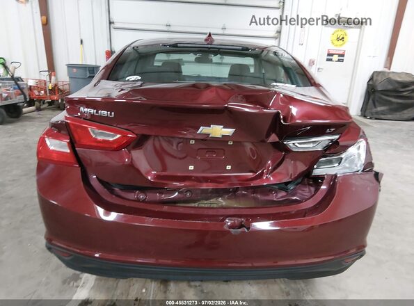 1G1ZE5STXGF213440 2016 CHEVROLET MALIBU Темно-бордовый Вид спереди