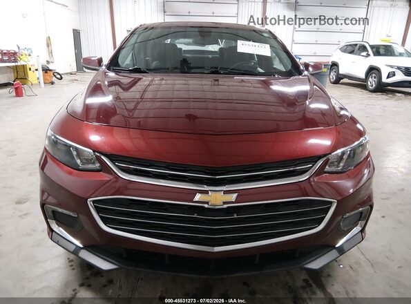1G1ZE5STXGF213440 2016 CHEVROLET MALIBU Темно-бордовый Вид щитка приборов