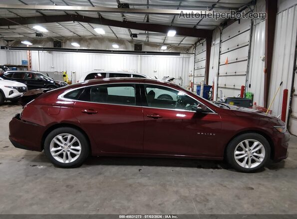 1G1ZE5STXGF213440 2016 CHEVROLET MALIBU Темно-бордовый Вид задней части салона