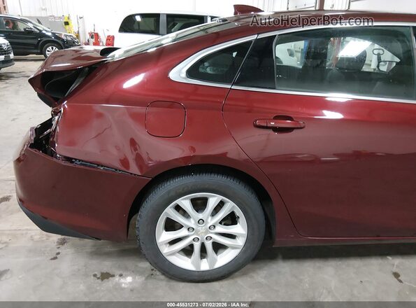 1G1ZE5STXGF213440 2016 CHEVROLET MALIBU Темно-бордовый 