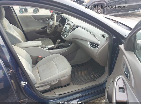 1G1ZE5STXGF350507 2016 CHEVROLET MALIBU Navy Вид салона спереди