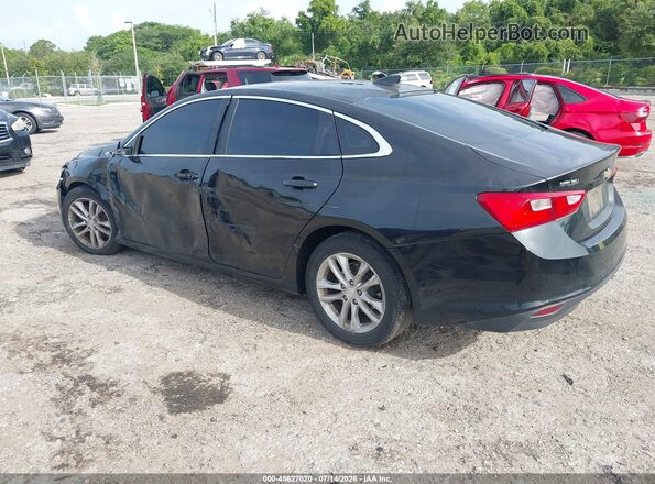 1G1ZE5STXHF203489 2017 CHEVROLET MALIBU Black Tył lewy