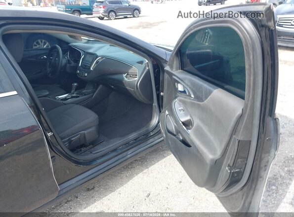 1G1ZE5STXHF203489 2017 CHEVROLET MALIBU Black Widok wnętrza z przodu