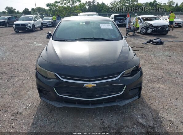 1G1ZE5STXHF203489 2017 CHEVROLET MALIBU Black Widok zestawu wskaźników