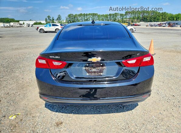 1G1ZE5STXHF230207 2017 CHEVROLET MALIBU Black Вид ззаду