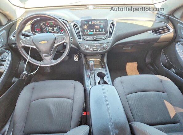 1G1ZE5STXHF230207 2017 CHEVROLET MALIBU Black Вид панелі приладів