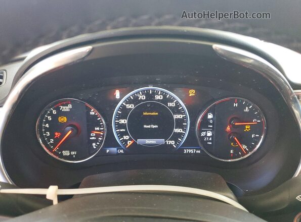 1G1ZE5STXPF145172 2023 CHEVROLET MALIBU Красный Вид щитка приборов