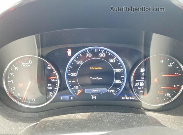1G1ZE5SX5NF202281 2022 CHEVROLET MALIBU Белый Вид щитка приборов