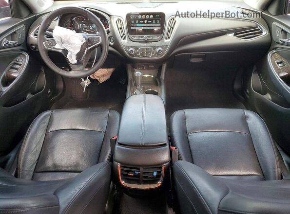 1G1ZE5SX7JF102788 2018 CHEVROLET MALIBU Red Dashboard view