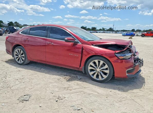 1G1ZE5SX7JF102788 2018 CHEVROLET MALIBU Red Front right
