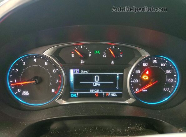 1G1ZF5SX8GF202498 2016 CHEVROLET MALIBU Silver ხელსაწყოთა პანელის ხედი