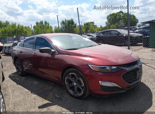 1G1ZG5ST0KF189734 2019 CHEVROLET MALIBU Red Rear interior view