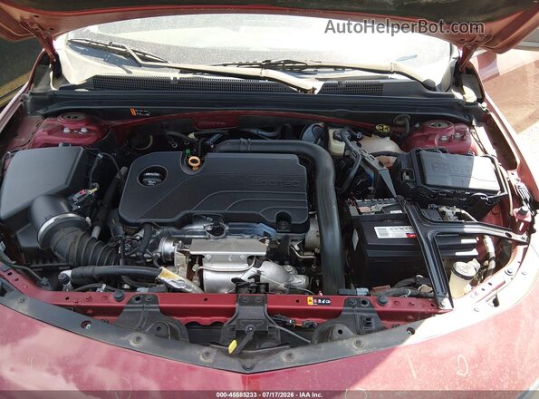 1G1ZG5ST0KF189734 2019 CHEVROLET MALIBU Red Rear view