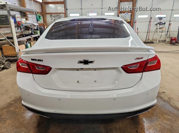 1G1ZG5ST0MF076028 2021 CHEVROLET MALIBU White უკანა ხედი