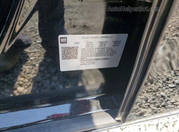1G1ZG5ST0SF134801 2025 CHEVROLET MALIBU Black Vista del compartimento del motor