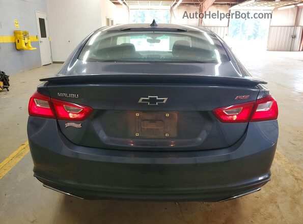 1G1ZG5ST2KF187385 2019 CHEVROLET MALIBU Blue უკანა ხედი