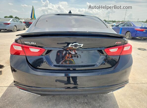 1G1ZG5ST2KF202774 2019 CHEVROLET MALIBU Black Widok z tyłu