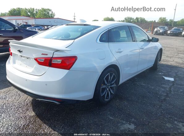 1G1ZG5ST2MF076371 2021 CHEVROLET MALIBU Белый Задняя правая четверть