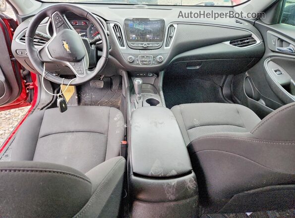 1G1ZG5ST4KF208852 2019 CHEVROLET MALIBU Red Dashboard view