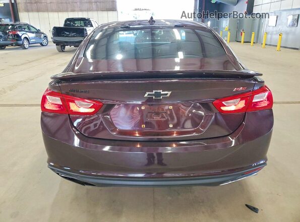 1G1ZG5ST4MF030184 2021 CHEVROLET MALIBU Purple უკანა ხედი