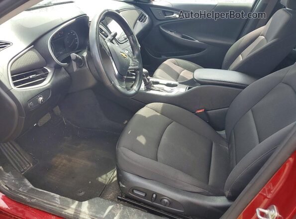 1G1ZG5ST4MF085542 2021 CHEVROLET MALIBU Красный Вид салона спереди