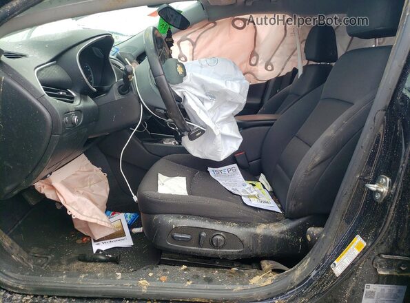 1G1ZG5ST4NF200965 2022 CHEVROLET MALIBU Black Вид салону спереду