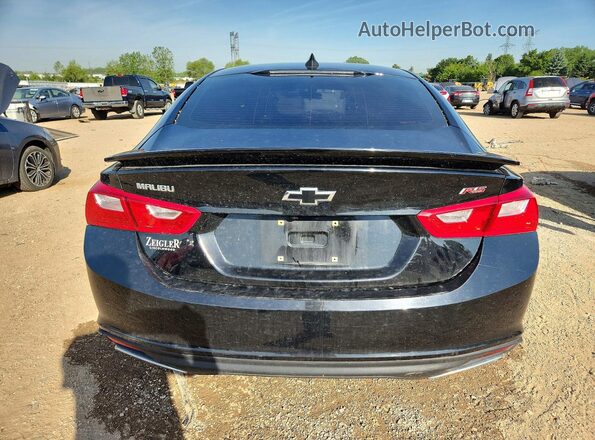 1G1ZG5ST5KF209833 2019 CHEVROLET MALIBU Black Widok z tyłu