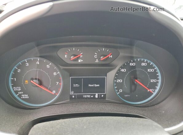 1G1ZG5ST6KF214054 2019 CHEVROLET MALIBU Red Вид щитка приладів