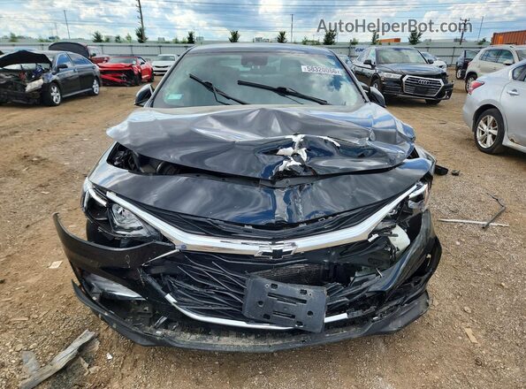 1G1ZG5ST6NF182968 2022 CHEVROLET MALIBU Black Front view