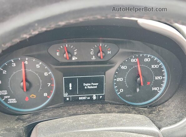 1G1ZG5ST7LF144159 2020 CHEVROLET MALIBU White Instrument cluster view