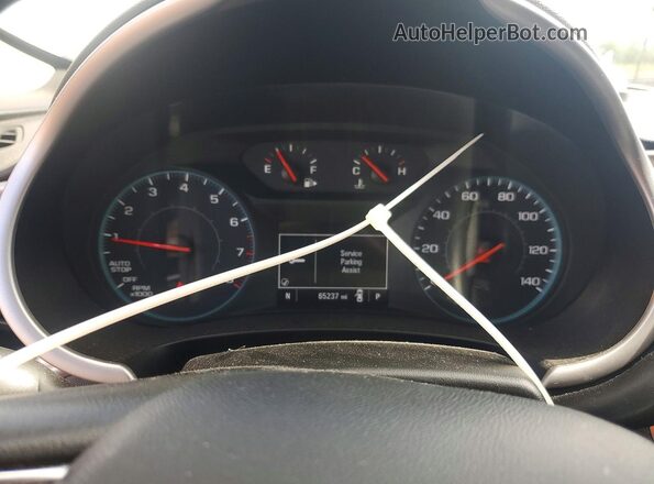 1G1ZG5ST7MF064457 2021 CHEVROLET MALIBU White Vista del cuadro de instrumentos