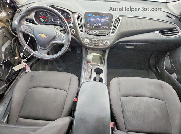 1G1ZG5ST8MF078612 2021 CHEVROLET MALIBU Black Dashboard view