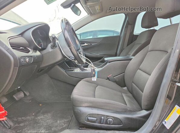 1G1ZG5ST8MF078612 2021 CHEVROLET MALIBU Black Front interior view