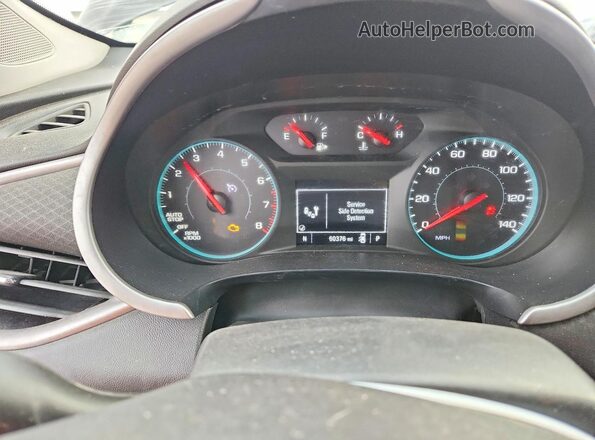 1G1ZG5ST8MF078612 2021 CHEVROLET MALIBU Black Instrument cluster view