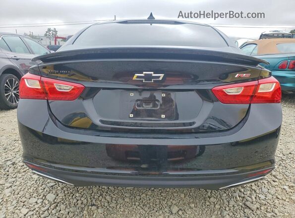 1G1ZG5ST8NF213640 2022 CHEVROLET MALIBU Black Вид ззаду