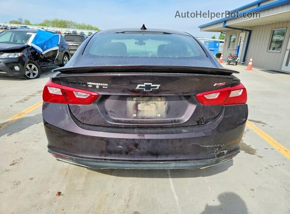 1G1ZG5ST9MF015986 2021 CHEVROLET MALIBU Maroon Вид ззаду