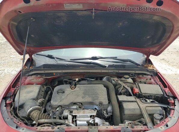 1G1ZG5ST9MF042394 2021 CHEVROLET MALIBU Бордовый Вид задней части салона