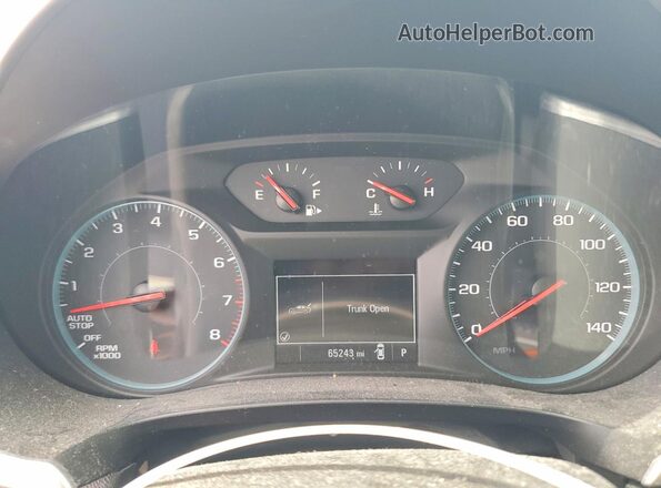 1G1ZG5ST9MF042394 2021 CHEVROLET MALIBU Бордовый Вид щитка приборов